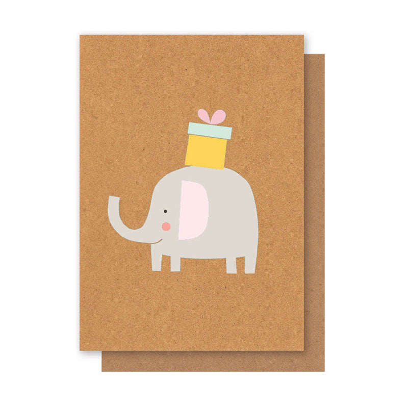 ELEPHANT BIRTHDAY CARD