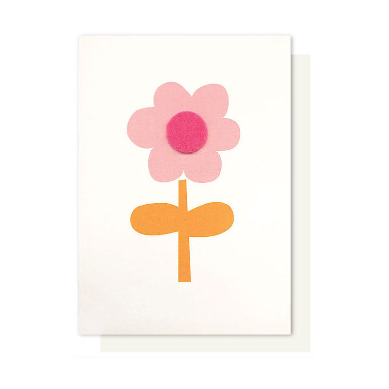 PINK FLOWER CARD