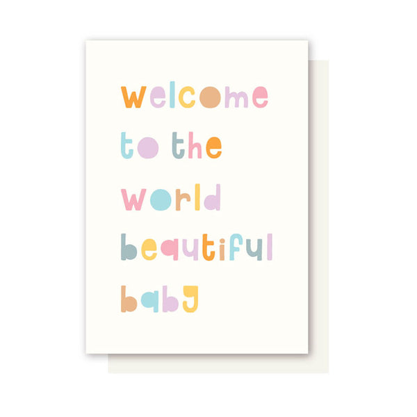WELCOME BABY CARD
