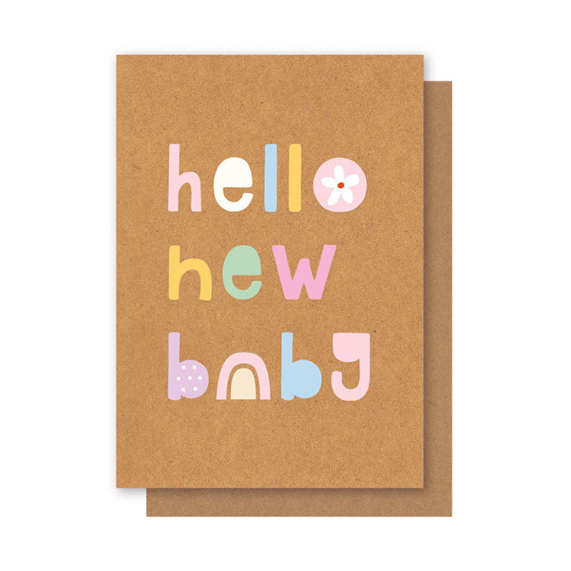 HELLO NEW BABY CARD