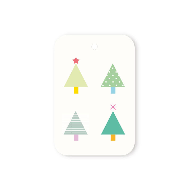 FOUR TREES CHRISTMAS TAG