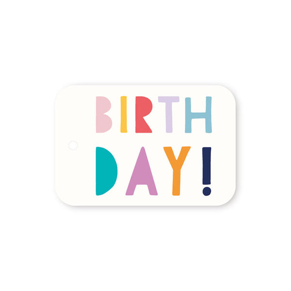 COLOURFUL B'DAY TAG