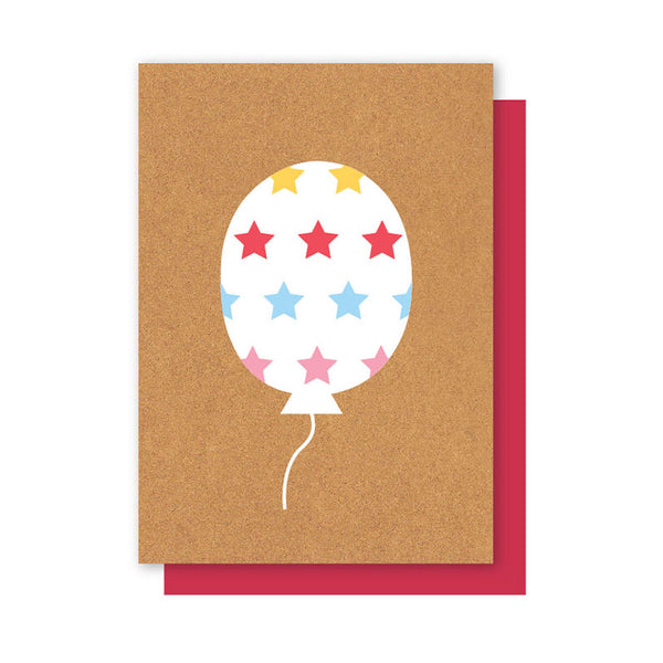 Elly Oak Birthday Balloon Greeting Card