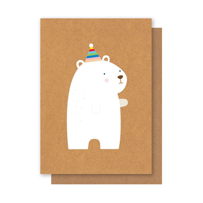 POLAR BEAR BIRTHDAY CARD