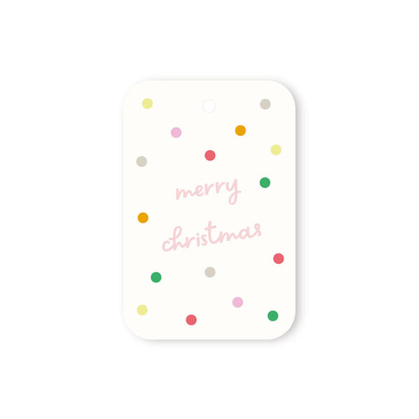 CONFETTI CHRISTMAS TAG